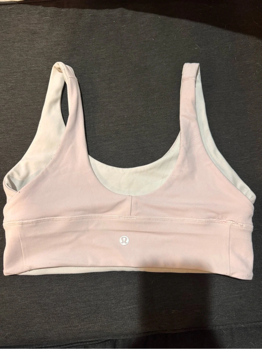 Lululemon Strawberry milkshake reversible align bra size 8
